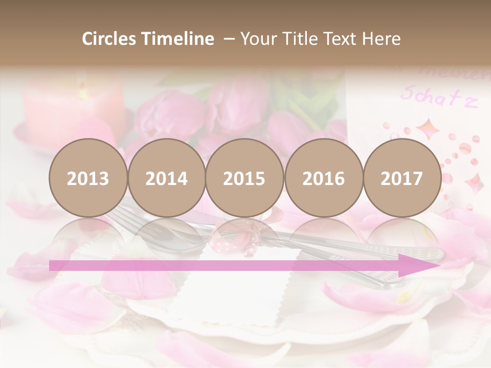 Mother's Day Invitation Flower PowerPoint Template