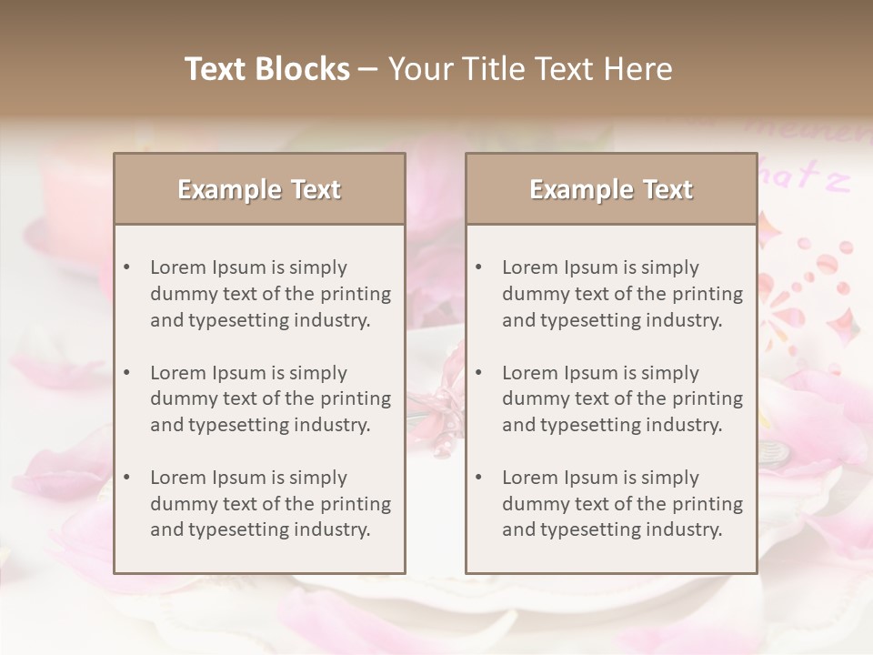 Mother's Day Invitation Flower PowerPoint Template