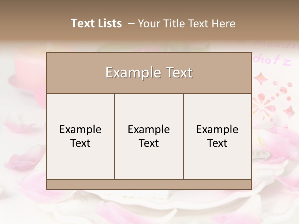 Mother's Day Invitation Flower PowerPoint Template