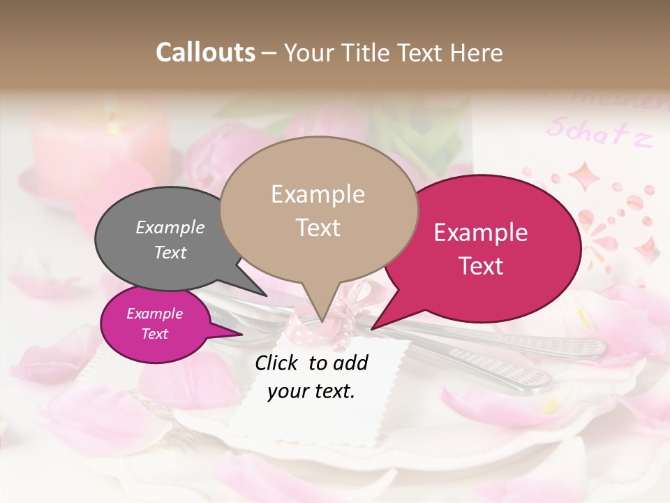 Mother's Day Invitation Flower PowerPoint Template