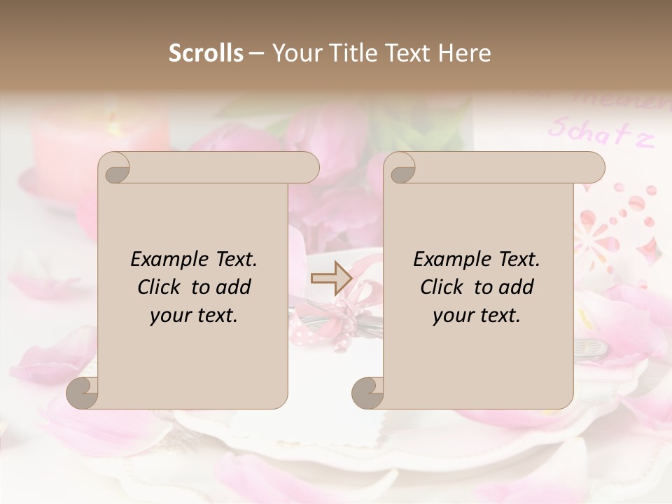 Mother's Day Invitation Flower PowerPoint Template