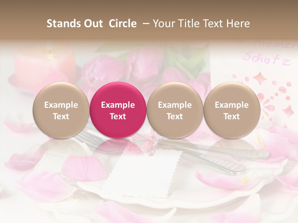 Mother's Day Invitation Flower PowerPoint Template