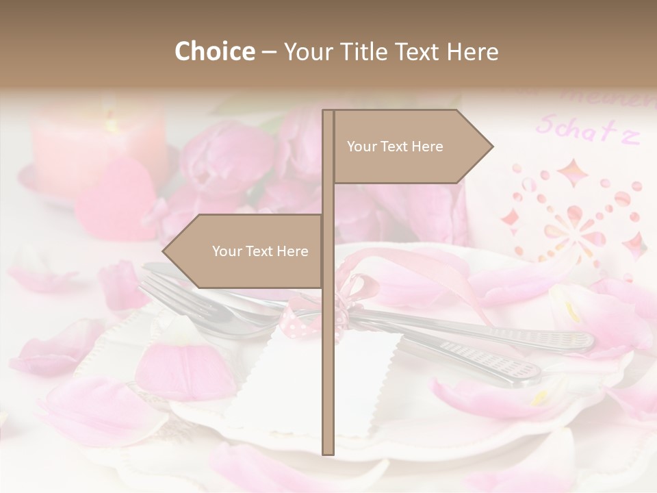 Mother's Day Invitation Flower PowerPoint Template