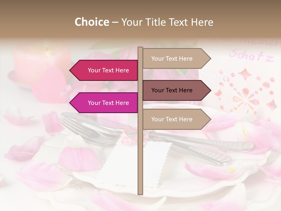 Mother's Day Invitation Flower PowerPoint Template