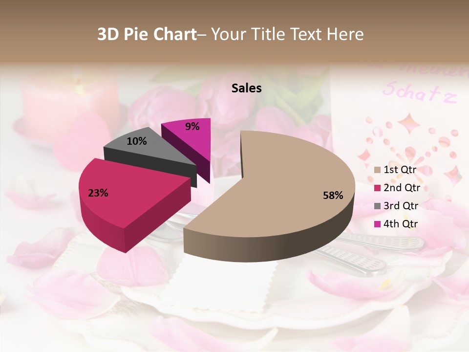 Mother's Day Invitation Flower PowerPoint Template