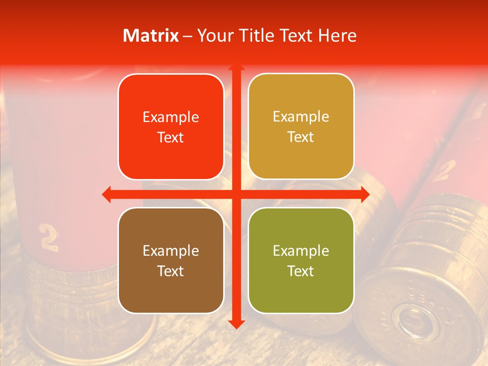 Bullet Fixture Cartridge PowerPoint Template