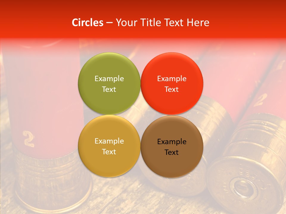 Bullet Fixture Cartridge PowerPoint Template
