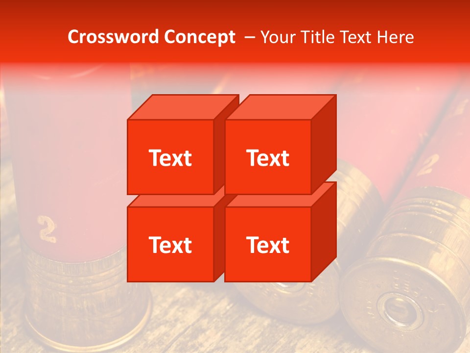 Bullet Fixture Cartridge PowerPoint Template