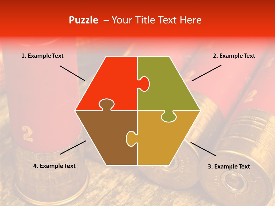 Bullet Fixture Cartridge PowerPoint Template