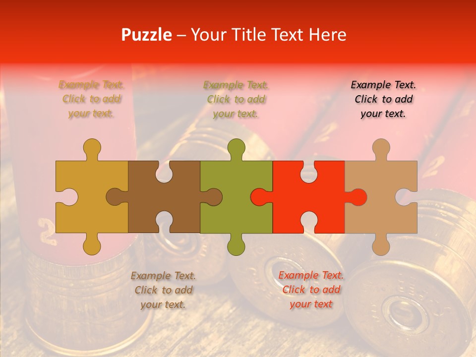 Bullet Fixture Cartridge PowerPoint Template