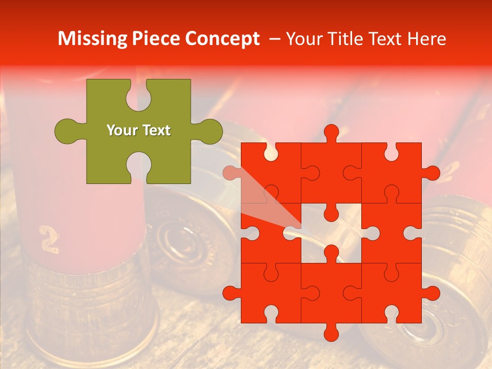 Bullet Fixture Cartridge PowerPoint Template