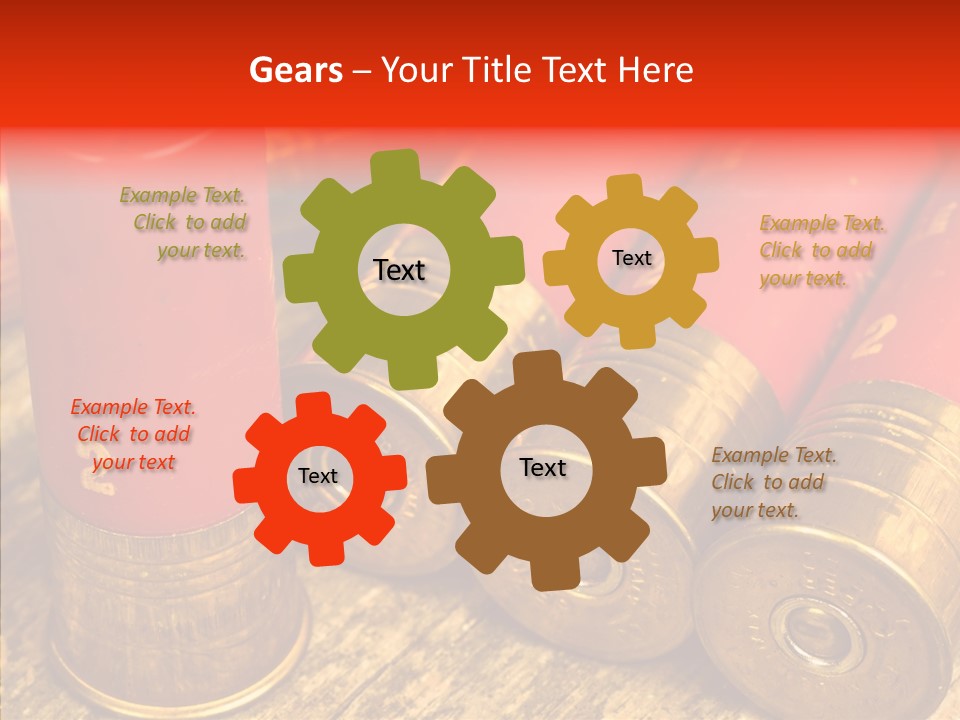 Bullet Fixture Cartridge PowerPoint Template