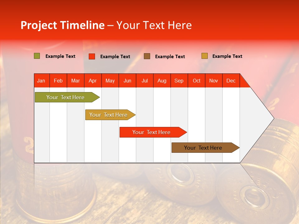 Bullet Fixture Cartridge PowerPoint Template