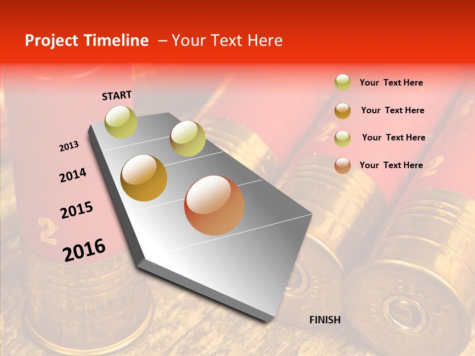 Bullet Fixture Cartridge PowerPoint Template