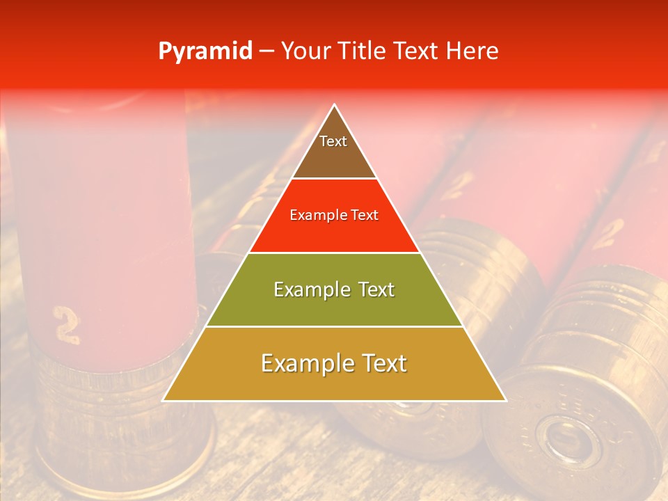 Bullet Fixture Cartridge PowerPoint Template