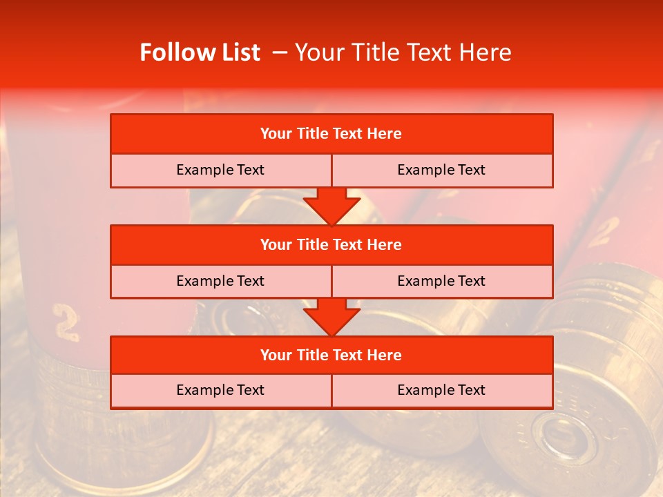 Bullet Fixture Cartridge PowerPoint Template