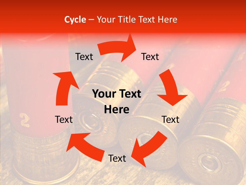 Bullet Fixture Cartridge PowerPoint Template