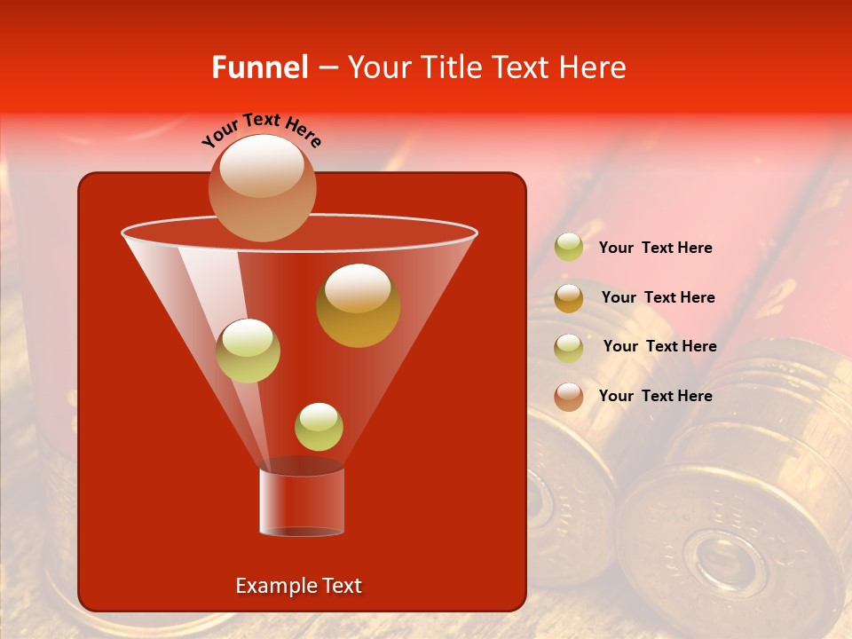 Bullet Fixture Cartridge PowerPoint Template