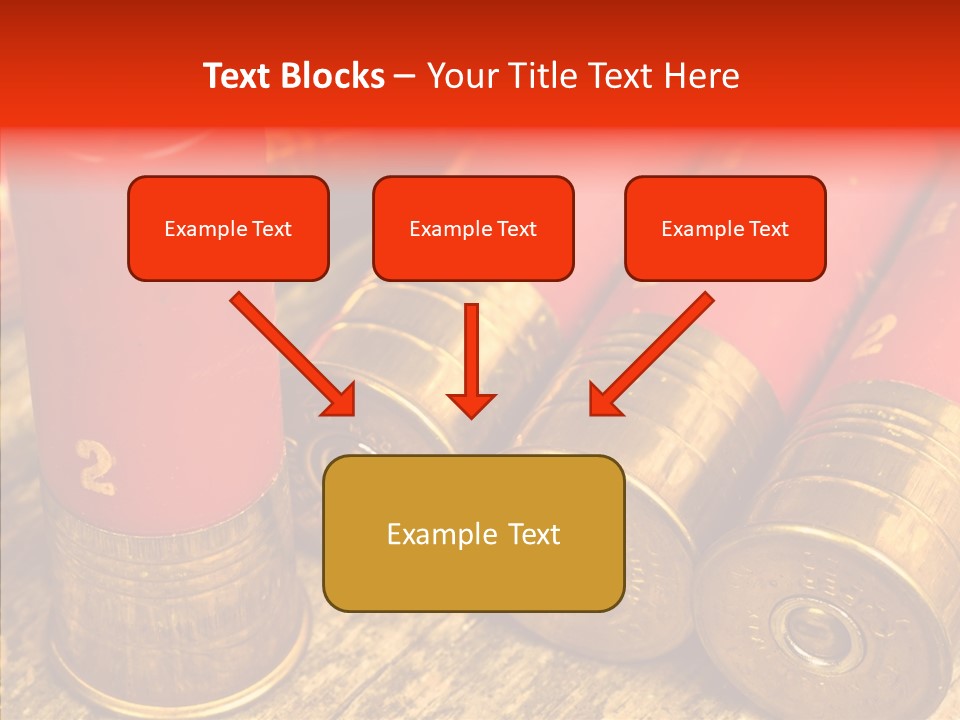 Bullet Fixture Cartridge PowerPoint Template