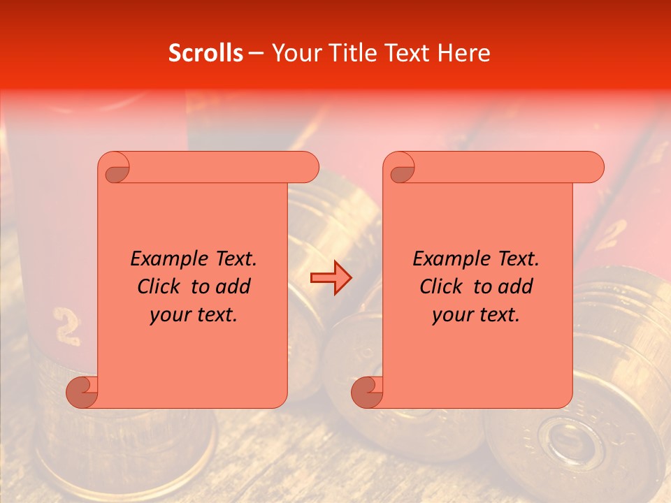 Bullet Fixture Cartridge PowerPoint Template