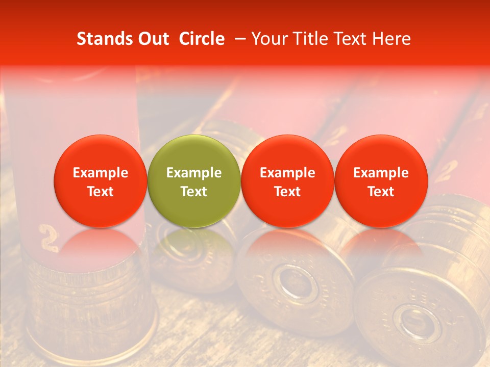 Bullet Fixture Cartridge PowerPoint Template