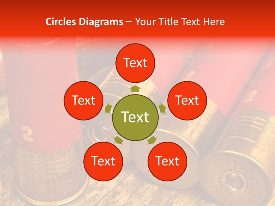 Bullet Fixture Cartridge PowerPoint Template