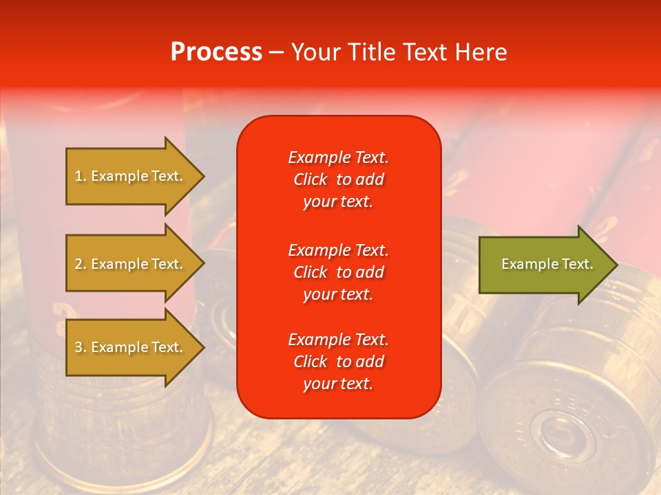 Bullet Fixture Cartridge PowerPoint Template