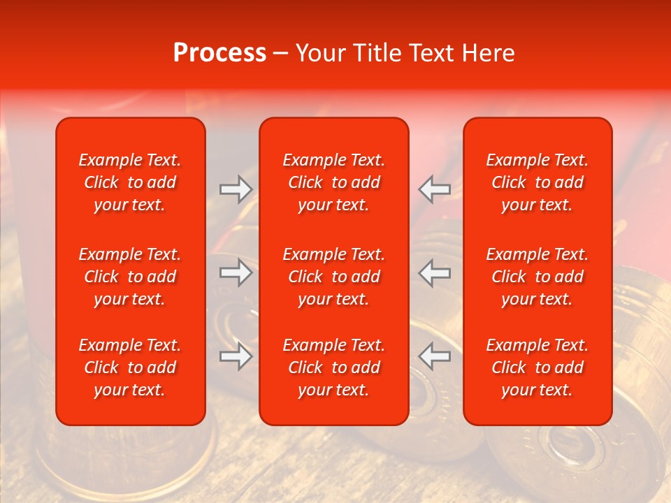 Bullet Fixture Cartridge PowerPoint Template