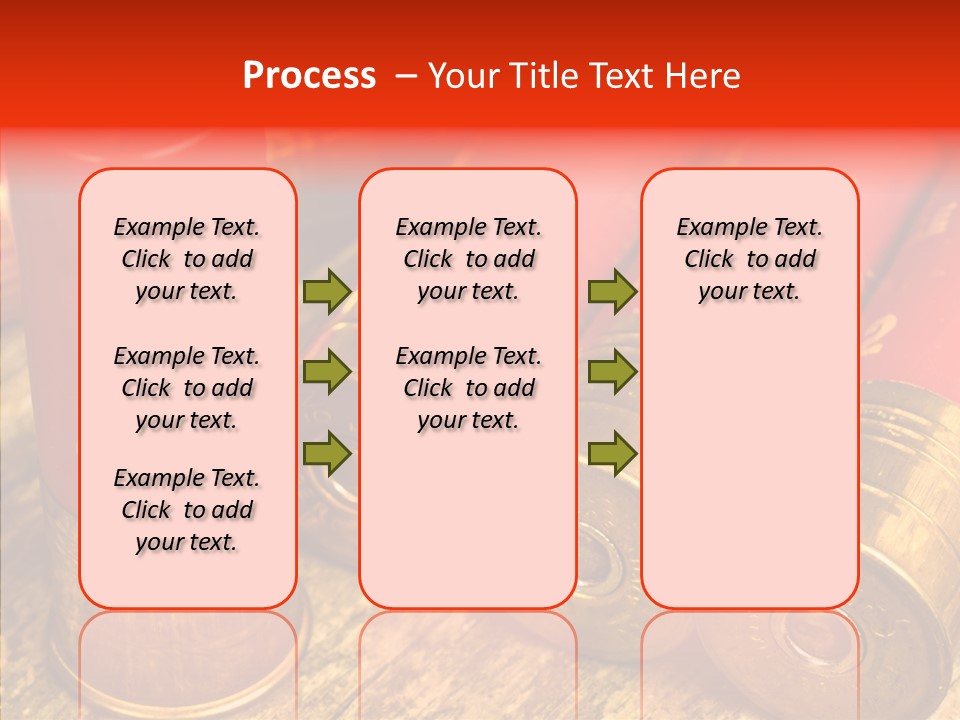 Bullet Fixture Cartridge PowerPoint Template
