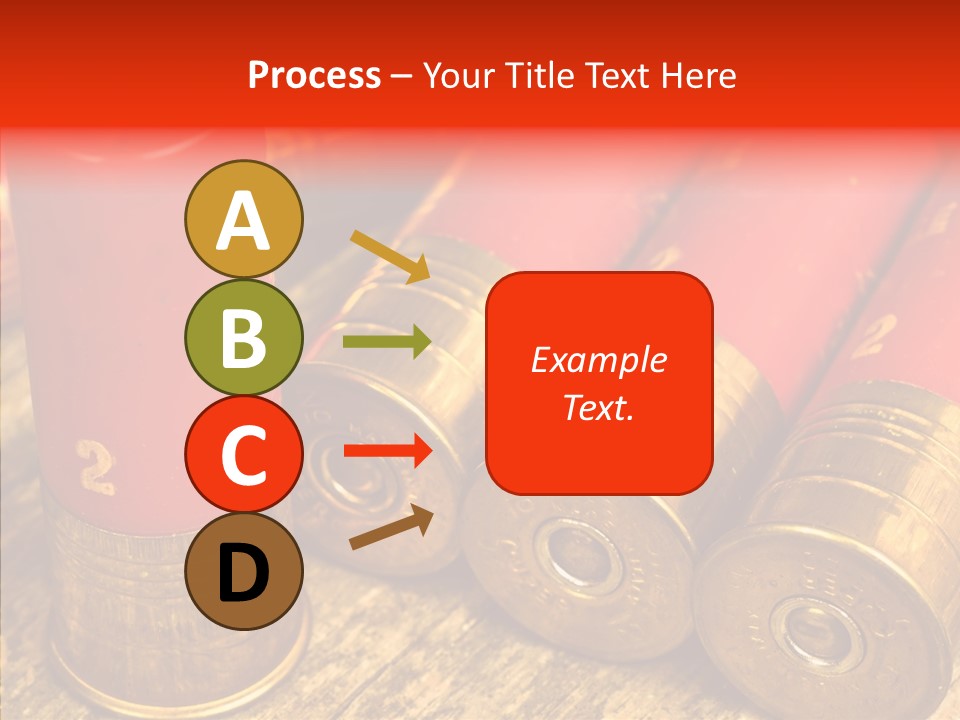 Bullet Fixture Cartridge PowerPoint Template