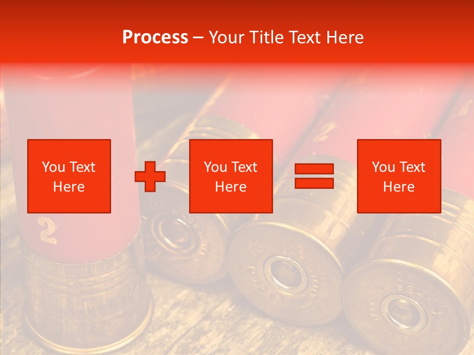 Bullet Fixture Cartridge PowerPoint Template