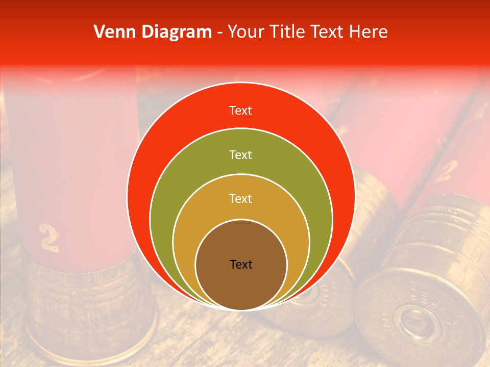 Bullet Fixture Cartridge PowerPoint Template