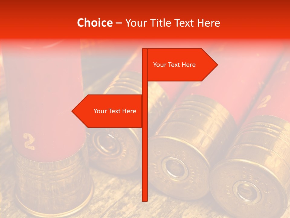 Bullet Fixture Cartridge PowerPoint Template