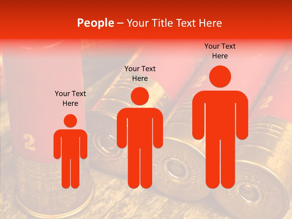 Bullet Fixture Cartridge PowerPoint Template