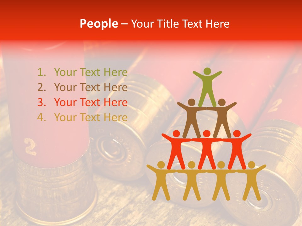 Bullet Fixture Cartridge PowerPoint Template