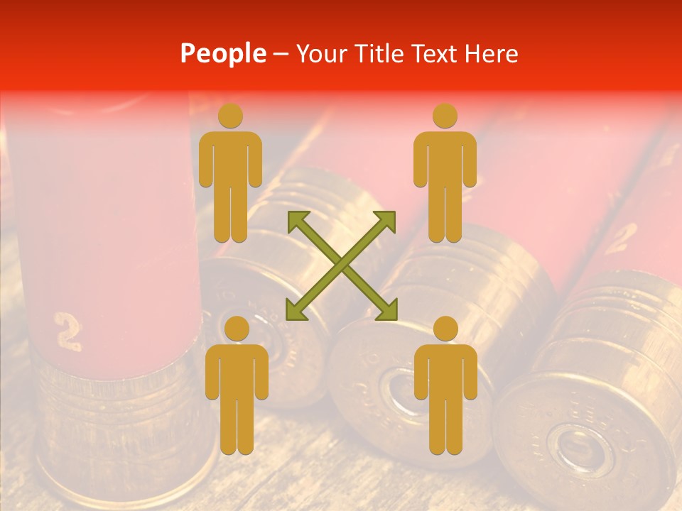 Bullet Fixture Cartridge PowerPoint Template