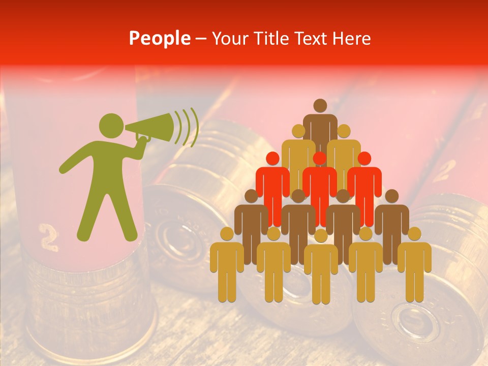 Bullet Fixture Cartridge PowerPoint Template