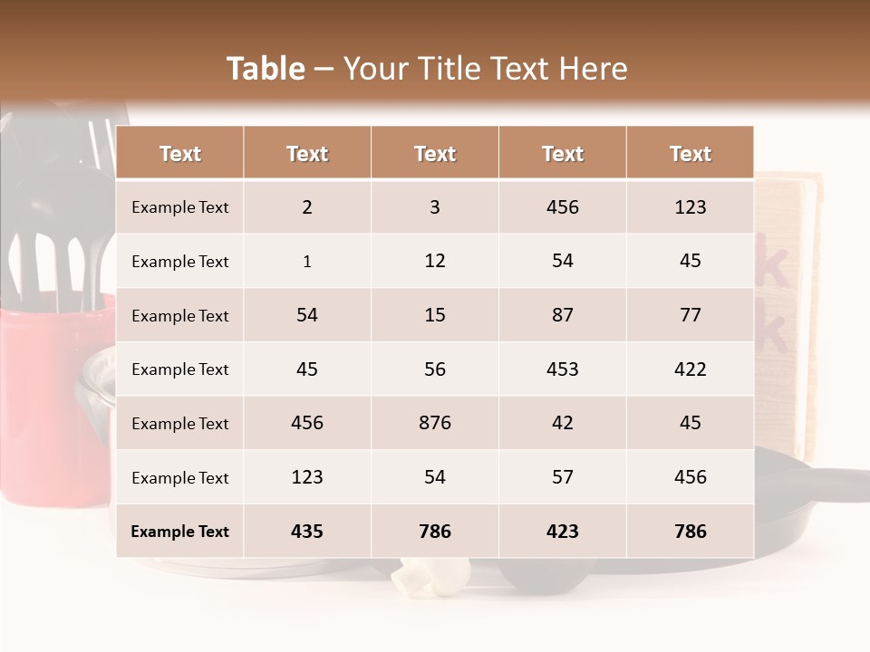 Preparation Lid Useful PowerPoint Template