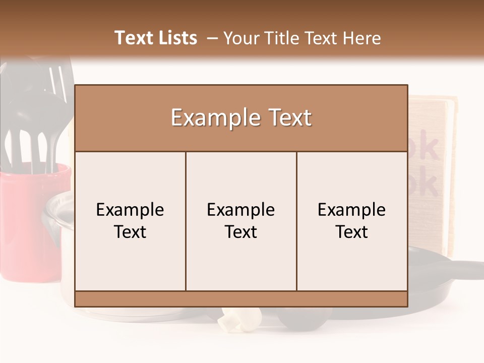 Preparation Lid Useful PowerPoint Template