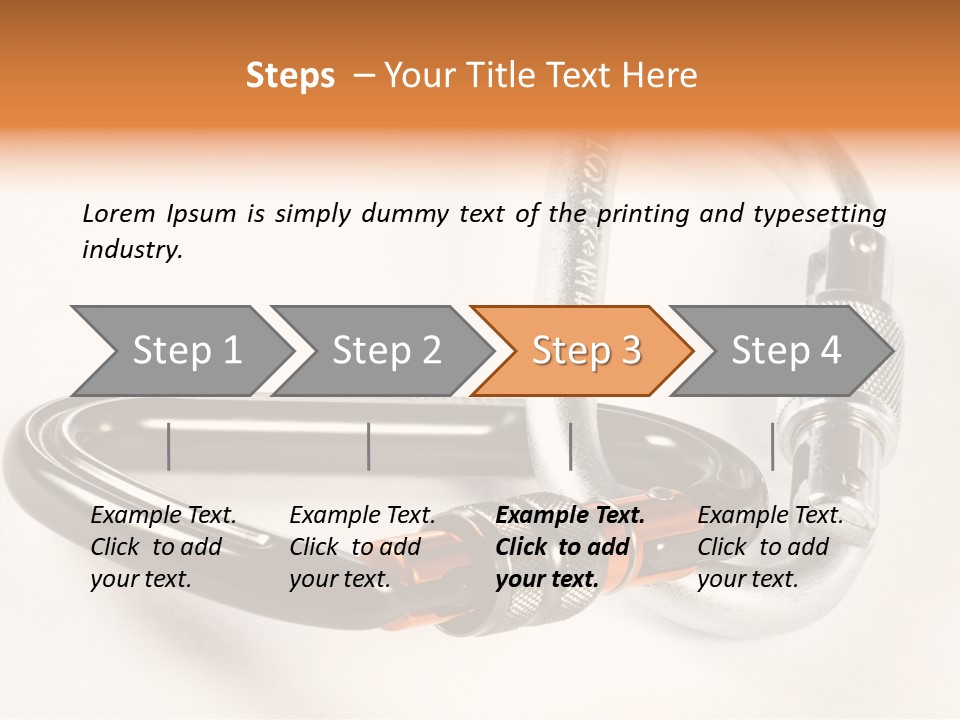 Steel Metal Link PowerPoint Template