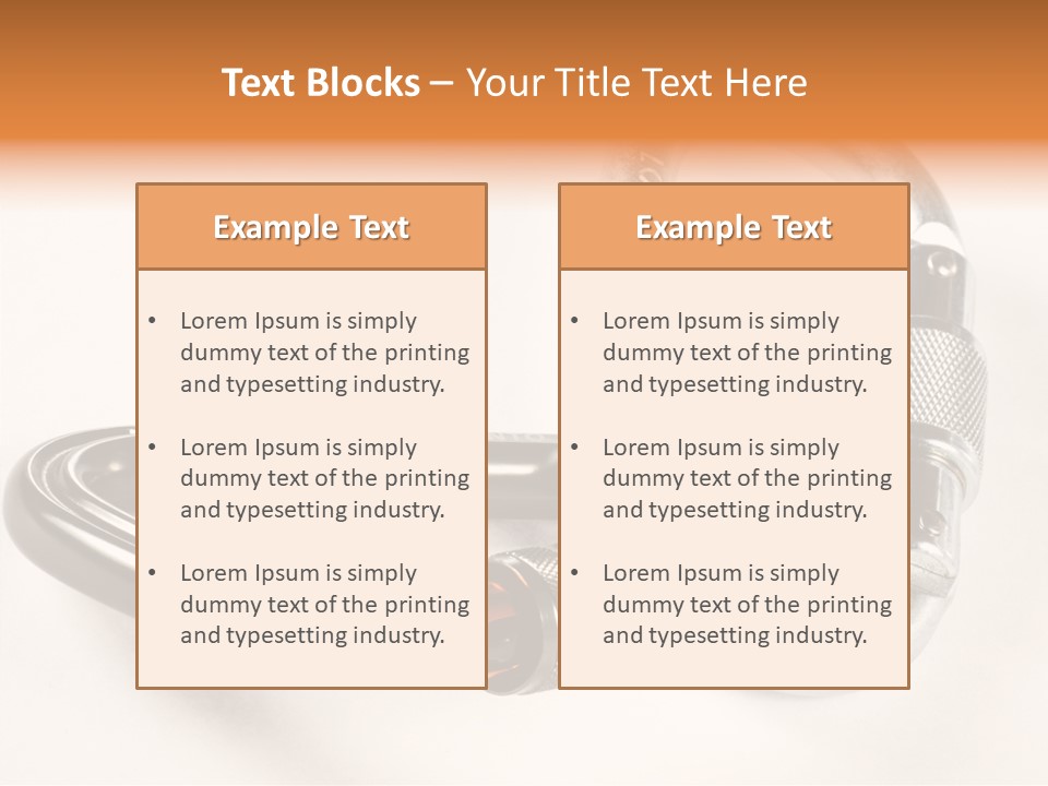 Steel Metal Link PowerPoint Template