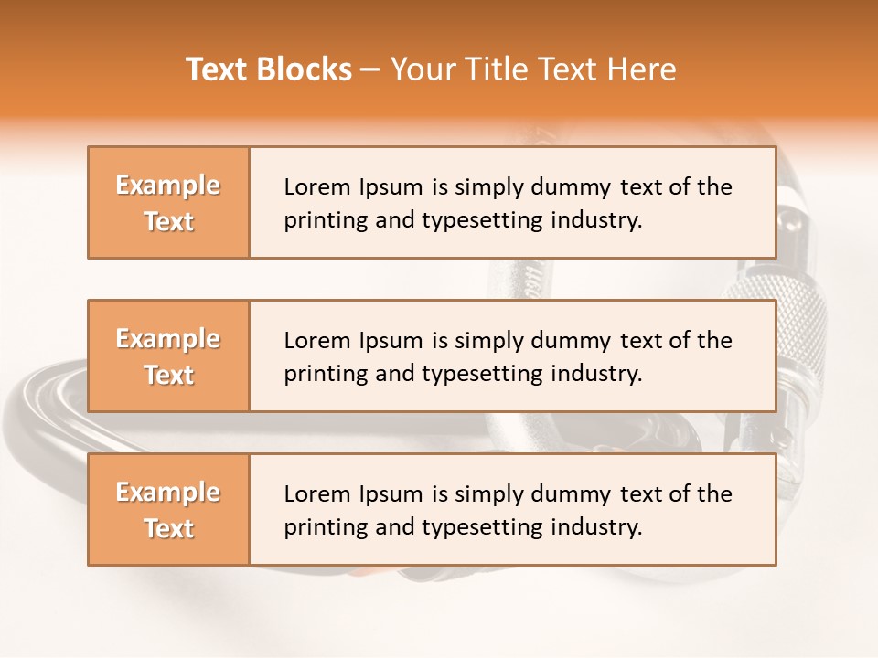 Steel Metal Link PowerPoint Template