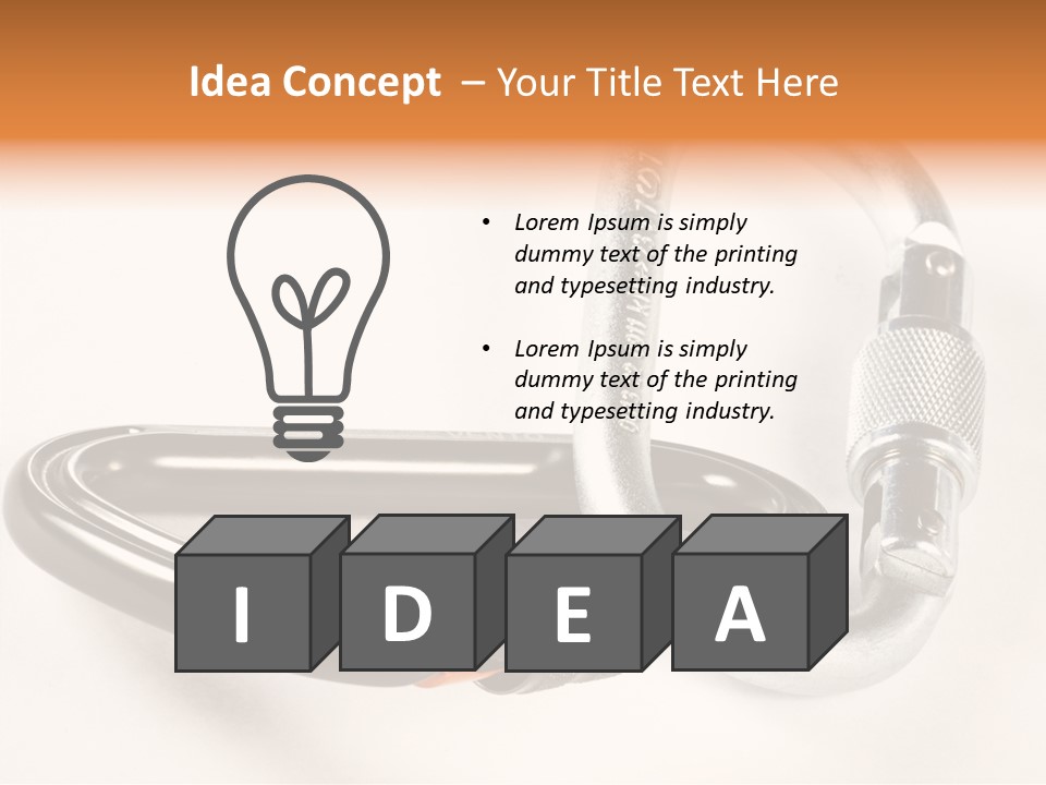 Steel Metal Link PowerPoint Template