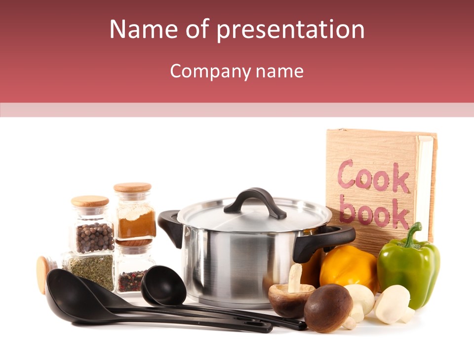 Preparation Cook Collection PowerPoint Template