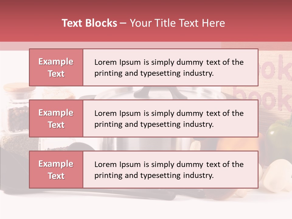 Preparation Cook Collection PowerPoint Template
