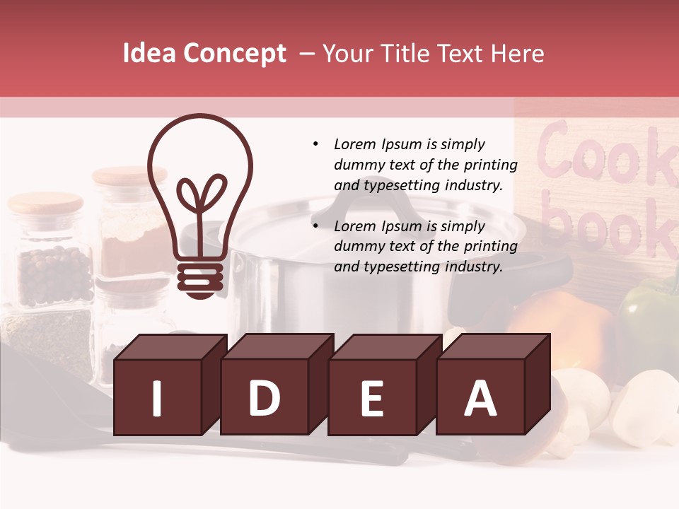 Preparation Cook Collection PowerPoint Template