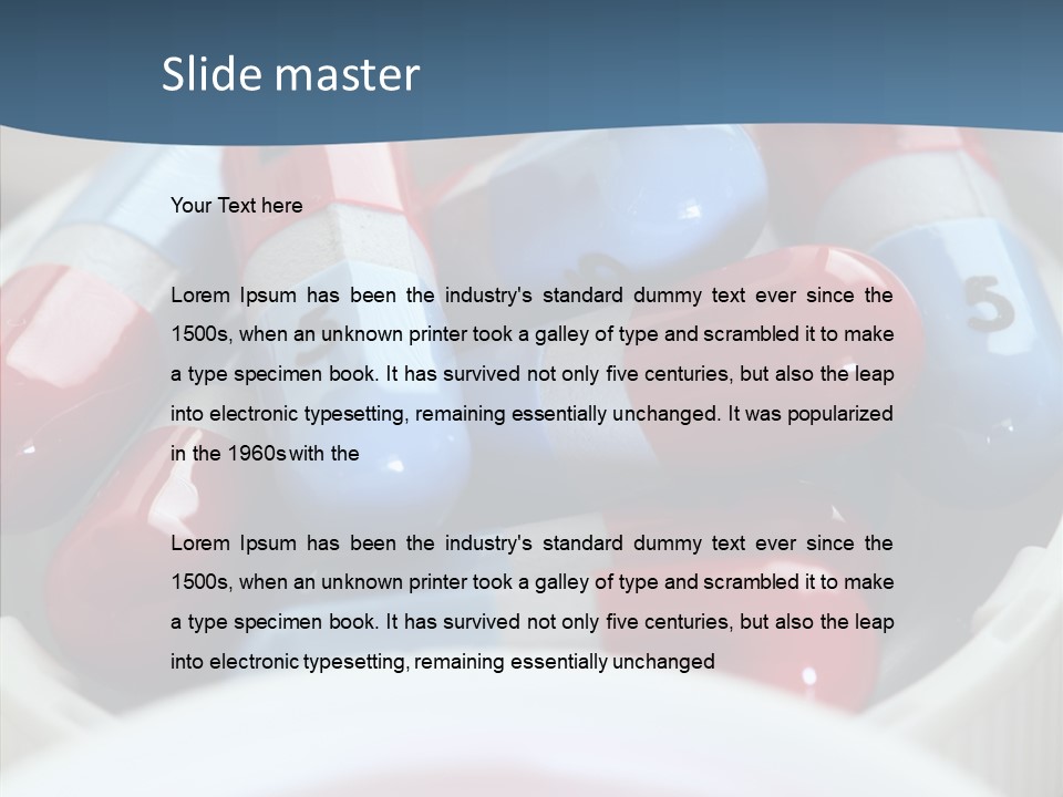 Health Care Bottle Prescription PowerPoint Template