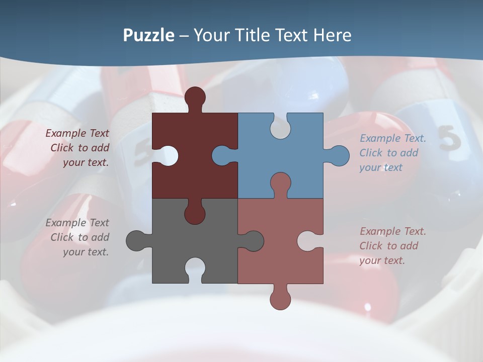 Health Care Bottle Prescription PowerPoint Template