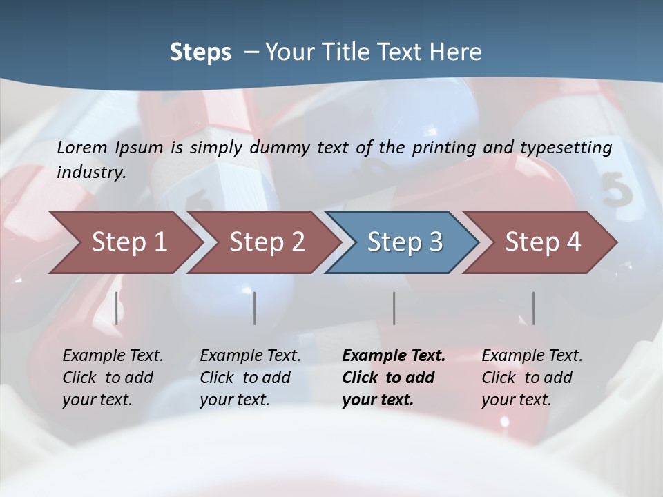 Health Care Bottle Prescription PowerPoint Template