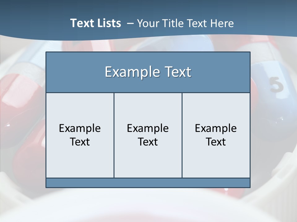 Health Care Bottle Prescription PowerPoint Template